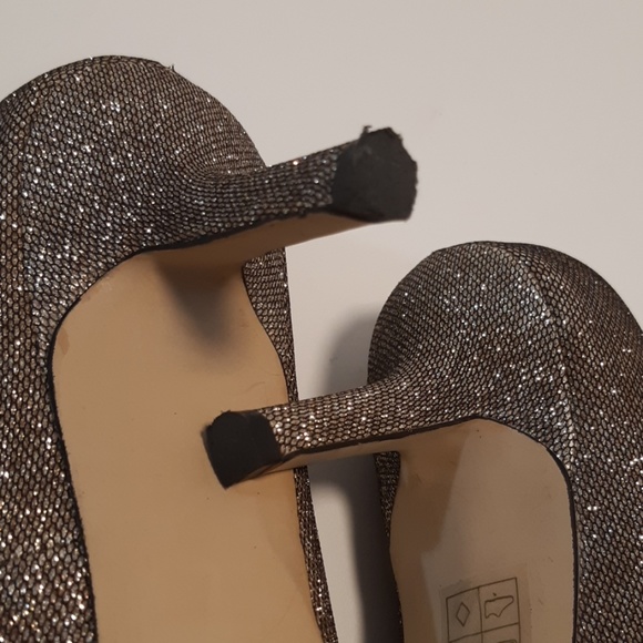 Aldo Sparkle Peep Toe Heels - Picture 7 of 8